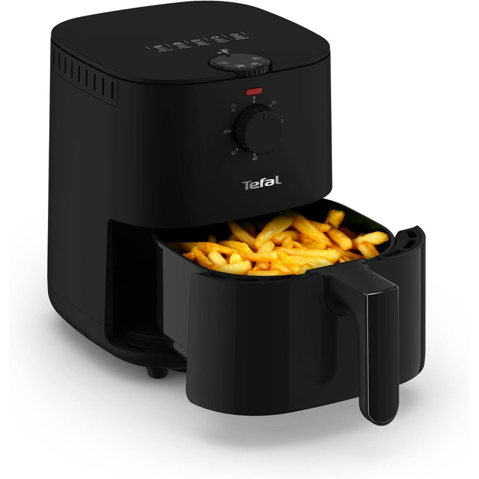 Фритюрниця Tefal EY1308 Easy Fry, безмасляна фритюрниця ємністю 3.5 л, компактний дизайн, енергозбереження, хрусткі результати, здорове приготування їжі, запчастини, безпечні для посудомийної машини