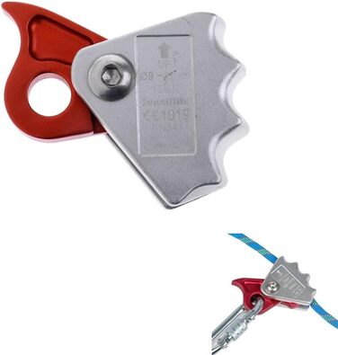 Захист від падіння MagiDeal, пристрій для лазіння по деревах, гальмо та страхувальний пристрій для мотузок діаметром 9-12 мм