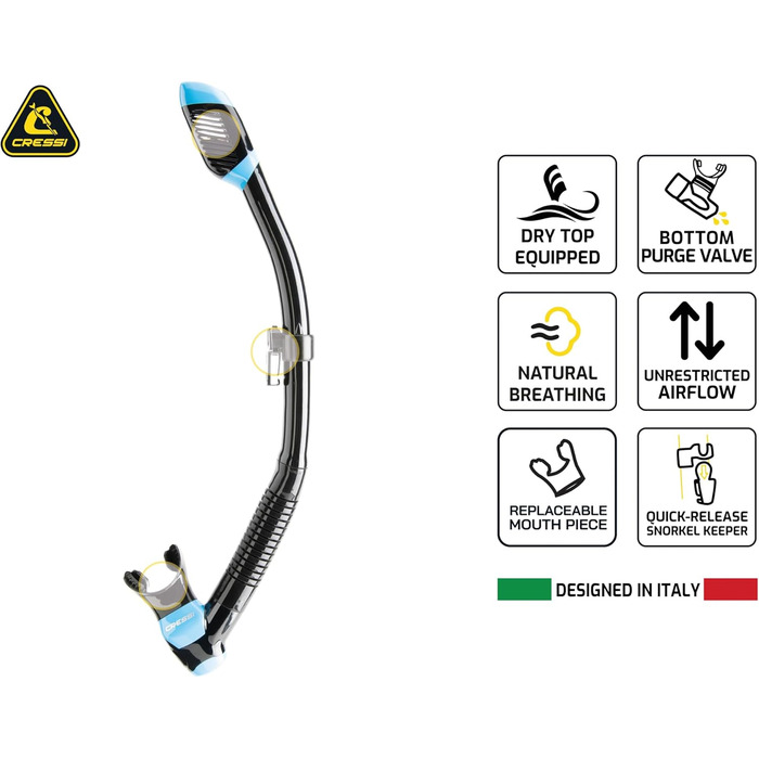 Комплект маски для дайвінгу та сухої трубки для сноркелінгу та підводного плавання з аквалангом, один розмір, унісекс, чорний/червоний