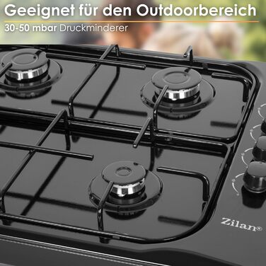 Газова плита 4 конфорки Кемпінгова піч Газова варильна поверхня Газ пропан Варильна поверхня Газова плита Кабуретка Газова варильна поверхня Кемпінгова піч