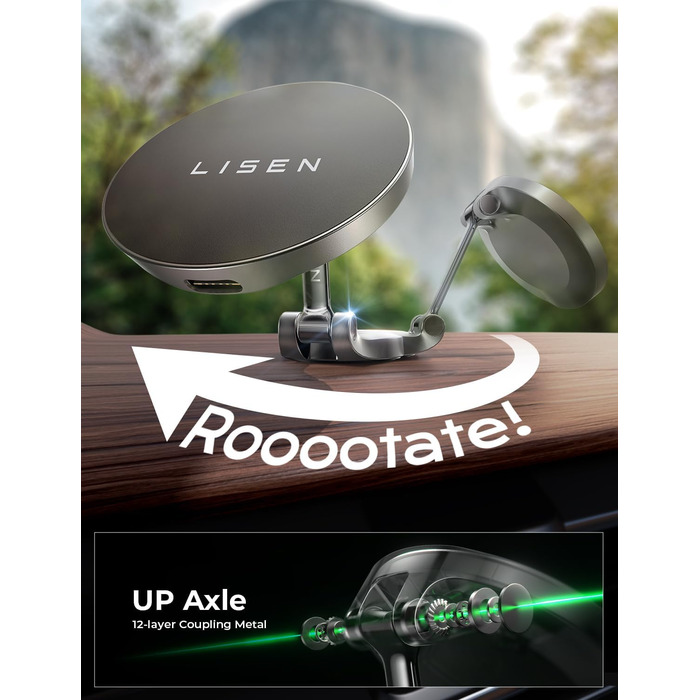 Для Magsafe Автомобільний тримач з функцією зарядки Magsafe Зарядний пристрій Автомобільний магніт для мобільних телефонів Автомоб