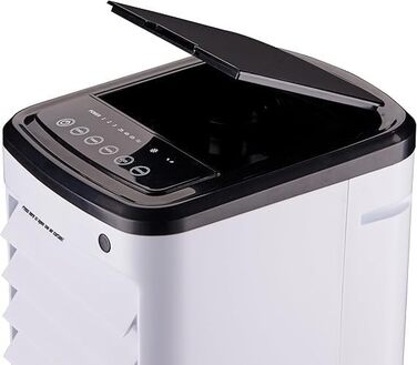 Охолоджувач повітря Bastilipo Formentor RC з цифровим керуванням, пультом дистанційного керування, споживанням 65 Вт, резервуаром 3,5 л та таймером.