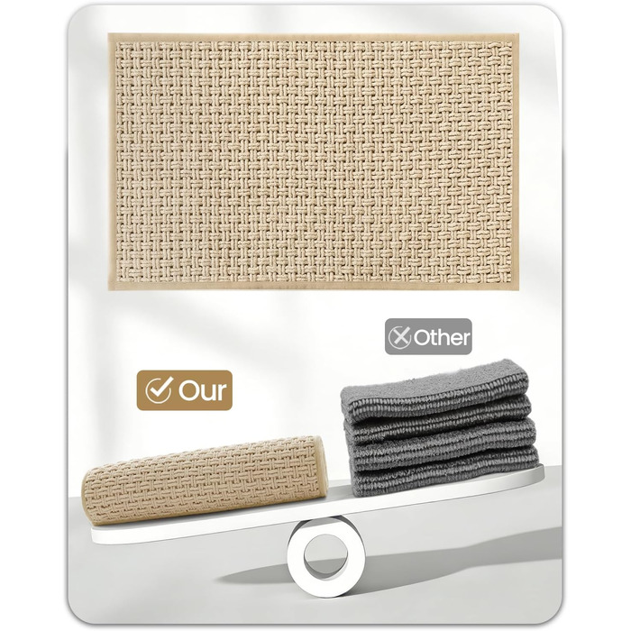 КОЛІР ТА ГЕОМЕТРІЯ Нековзні килимки для ванної, що миються, 40x60 см, абсорбуючі килимки для ванної з шенілу, килимок для ванної кімнати, що швидко висихає, м&39який, хакі, хакі 40x60 см