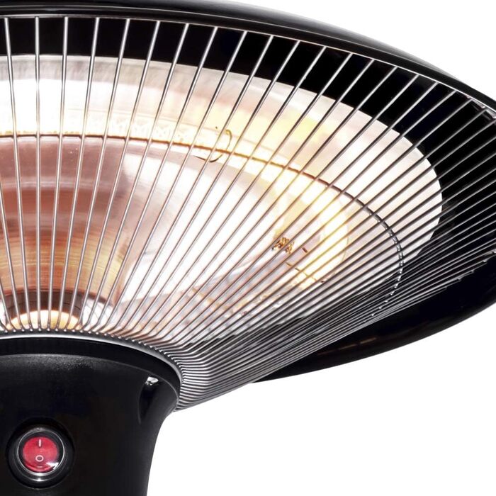 Стельовий радіаційний обігрівач TROTEC Design IR 1500 SC для патіо Інфрачервоний радіаційний обігрівач 3 режими нагріву 500 Вт / 1000 Вт / 1500 Вт Корисна площа 10 м Стельовий монтаж Енергоефективний