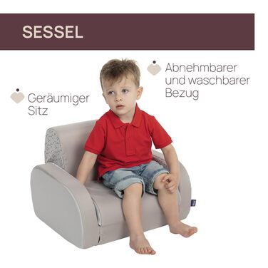 Дитяче крісло Chicco Twist, підходить для дітей від 1 року, трансформується в шезлонг та диван, з 3 конфігураціями, зручне та легке, трансформується одним рухом, для дітей від 12 місяців, крісло-реклайнер для дитячої кімнати, сірий, версія 2025