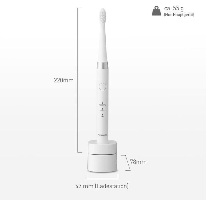 Зубна щітка Panasonic Sonic EW-DM81 з функцією плавного старту Одинарна