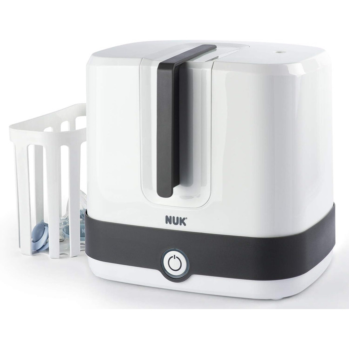 Модульний паровий стерилізатор NUK Vario Express для 6 дитячих пляшечок, і термонагрівач пляшечок 3 в 1, для легкого, безпечного т
