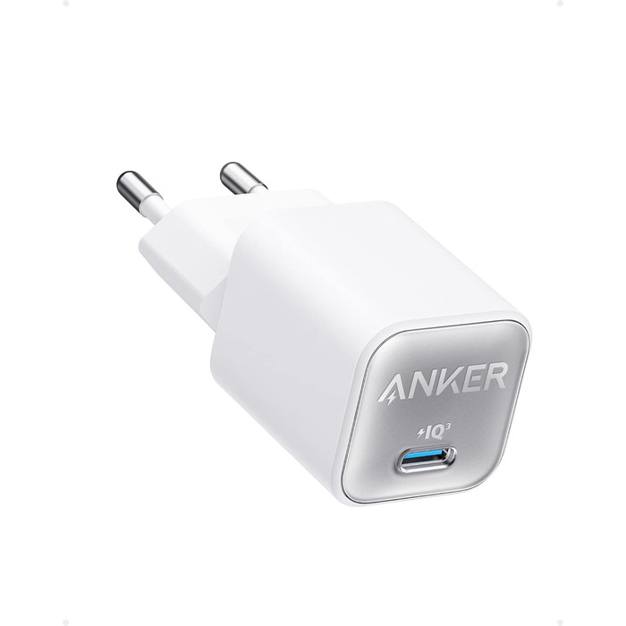 Зарядний пристрій Anker USB C GaN 30 Вт, зарядний пристрій 511 (Nano 3), швидкий зарядний пристрій PIQ 3.0 PPS, сумісний з iPhone