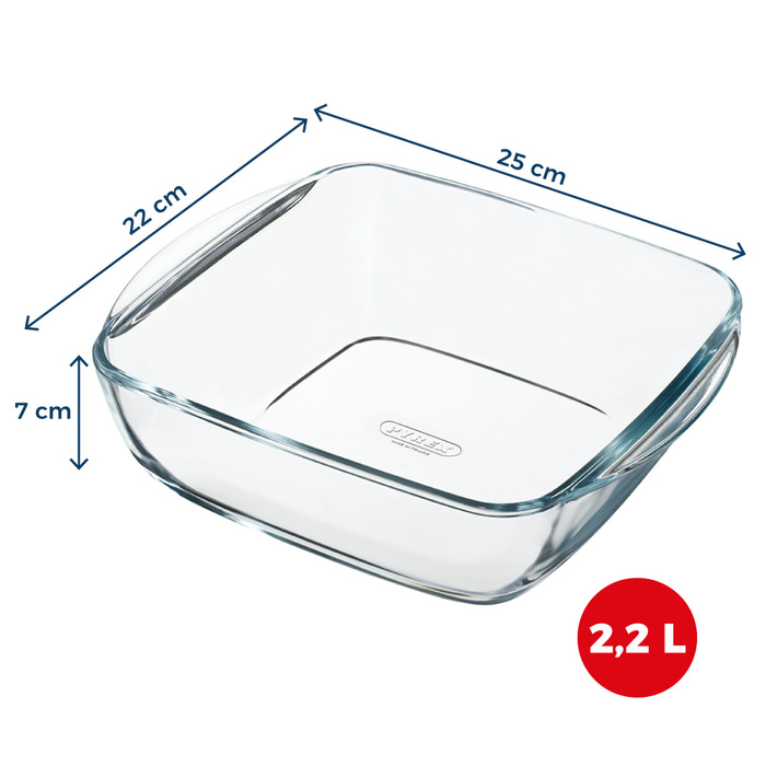 Форма для запікання Pyrex AirFryer, 25x22x7 см (2.2 л) (7150753)