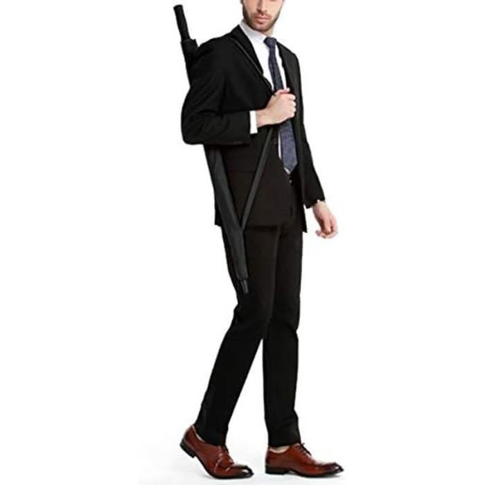 Захист від шторму, автоматичне відкривання, з подвійною вентиляцією навісу - високоякісна парасолька з палицями для жінок і чолові