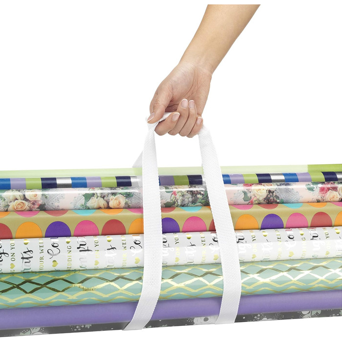 Прозорі рулони для зберігання Whitmor на блискавці, 25 шт. (), прозорі