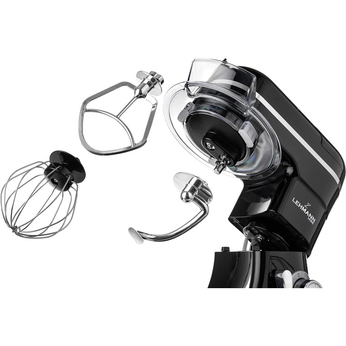 Універсальний кухонний комбайн Lehmann 3 в 1 комплект Планетарна мішалка Багатофункціональний кухонний комбайн з м'ясорубкою включаючи соковижималку 1,5 л і чашу з нержавіючої сталі 5 л