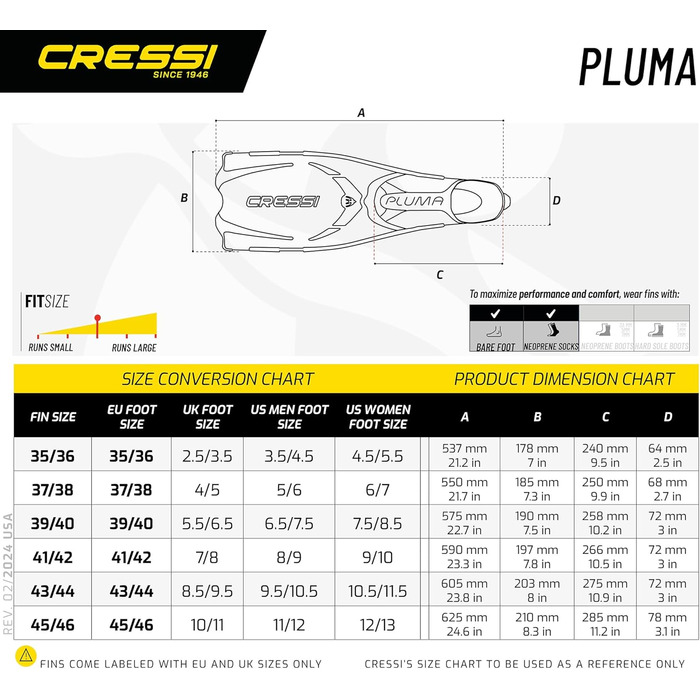 Комплект преміальних ласт - Рожевий - Поліпропілен (PP) та термопластичний еластомер (TPE) - Дайвінг, снорклінг - Сумка для ніг - Синій ласт 33Ш x 34Л Одинарний