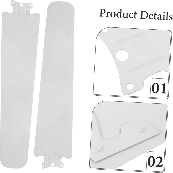Лопаті стельового вентилятора Стельові вентилятори Деталь для ремонту стельового вентилятора Заміна лопатей стельового вентилятора Заміна лопатей вентилятора Аксесуари для стельового вентилятора Електричні, 3 Pack
