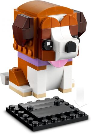 Конструктор LEGO BrickHeadz Saint Bernard Dog and Puppy Set 40543, 236 деталей