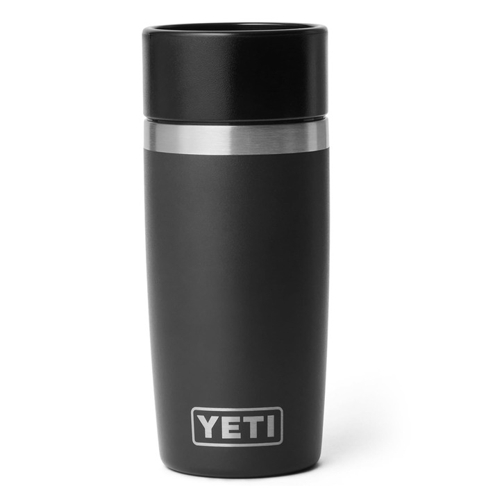 Дорожня пляшка YETI Rambler об&39ємом 355 мл (12 унцій) з герметичною кришкою, термос з нержавіючої сталі з вакуумною ізоляцією чорний колір