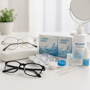 Контактні лінзи та окуляри