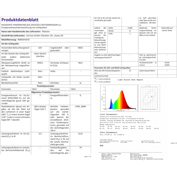 Світлодіодна стрічка WOBANE RGB акумуляторна, світлодіодна стрічка, що змінює колір, живлення від батареї, світлодіодна стрічка з регулюванням яскравості за допомогою пульта дистанційного керування, для святкової вечірки, спальні, дивана, шафи, телевізора