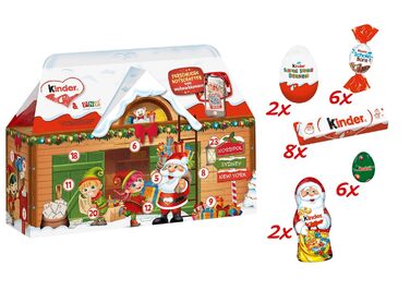 Адвент-календар Kinder Mix 3D House, 234 г