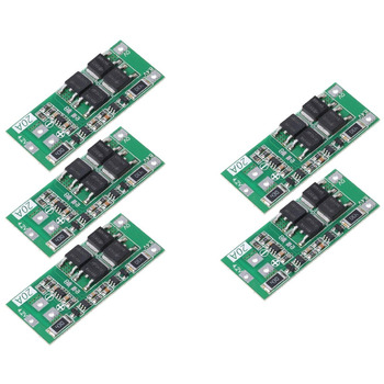 Літієва батарея захист ради BMS баланс версія, 5 шт., 2S 20A 7.4V 8.4V 18650