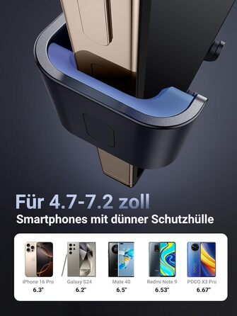 Тримач для мобільного телефону автомобільний тримач для мобільного телефону автомобільний вентиляційний гравітаційний тримач для м