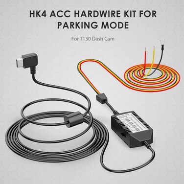 Комплект жорсткого дроту VIOFO HK4 Acc тільки для серій T130 / A119 Mini 2 / WM1 / A229, активує режим паркування і захист від низької напруги