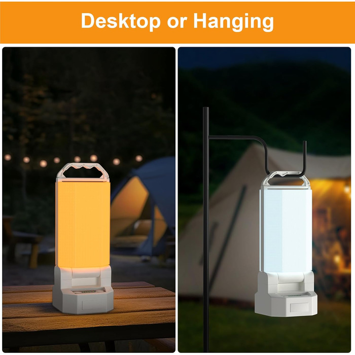 Сонячний кемпінговий ліхтар SoulBay, акумуляторний USB-C, водонепроникний, з регульованою яскравістю, підвісний світлодіодний кемпінговий ліхтар для намету, столу, кемпінгу, походів, складний та портативний, 4 режими світла, 36 годин