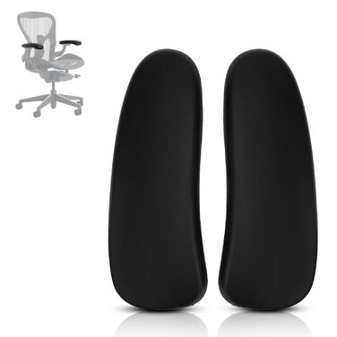 Запасні накладки на підлокітники для крісла Herman Miller Classic Aeron заміна підлокітників офісного крісла, чорні, 1 пара