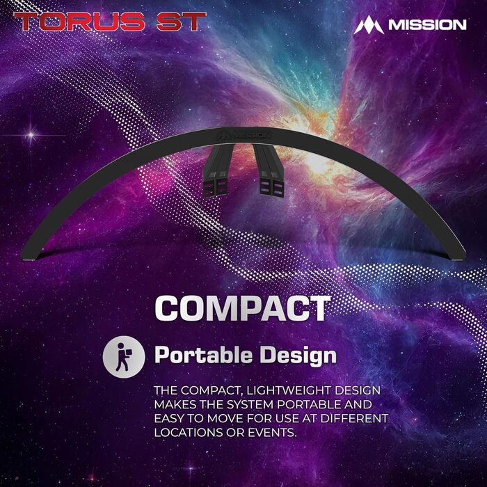 Підсвічування електронної мішені для дартсу Mission Torus ST