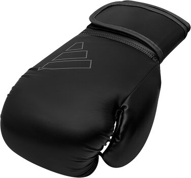 Боксерські рукавички adidas Hybrid 80 - підходять для боксу, кікбоксингу, MMA, фітнесу та тренувань - для дітей, чоловіків та жінок, чорні, 340 г