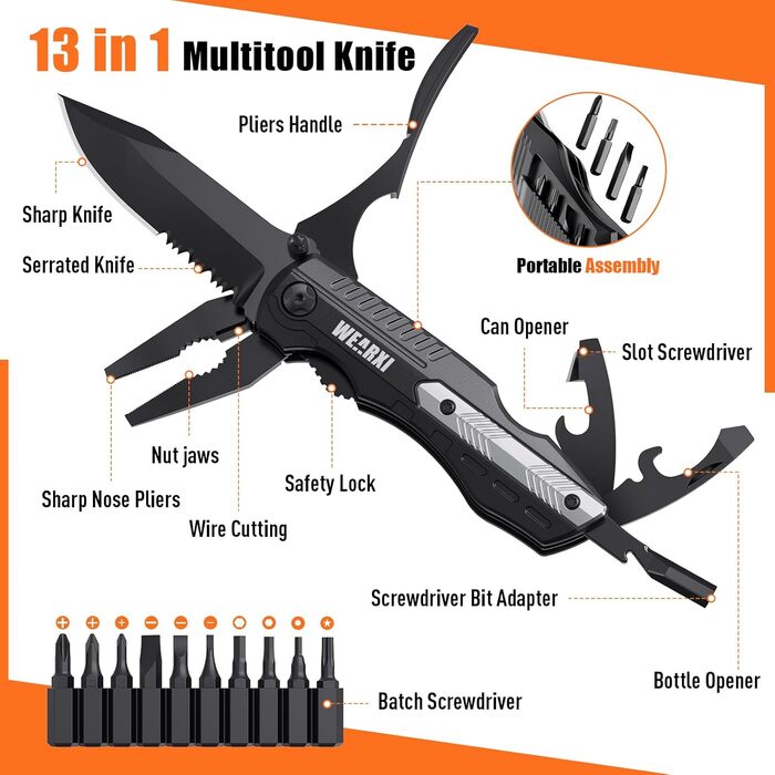 Подарунки для чоловіків, кишеньковий багатофункціональний ніж, подарунки для чоловіків з наповненням календаря, складний ніж, гадж