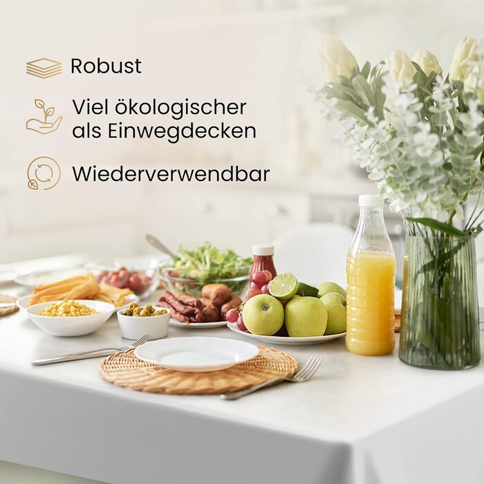 И скатертина біла пластикова - скатертина на вулицю - скатертина атмосферостійка - скатертина пивна набір - скатертина день народж