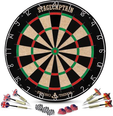 Дартс із мішенню та регульованою стійкою, чорний DBS-1715 BullsEye Pro Stagecaptain