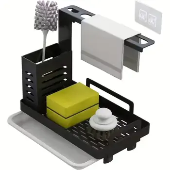 Кухонний органайзер YunNasi 22,5 см, чорний