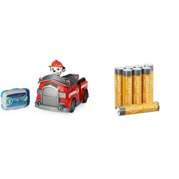 Пожежна машина Маршалла з пульта керування Paw Patrol, від 3 років, на батарейках Батарейки Storeo Basics AAA, лужні, високої потужності, 1,5 В, 8 шт. (Зовнішній вигляд може відрізнятися)