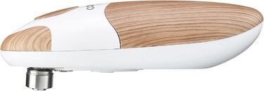 Кухарі Професійний електричний консервний нож Автоматичний акумуляторний відкривач для рук при артриті та артриті Робота в режимі гучного зв'язку Дизайн в один дотик (Nordic White) Скандинавський білий