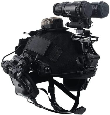 Тактичний шолом для зовнішніх ігор CS, комплект шоломів швидкого захисту у військовому стилі з маскою для страйкболу, окуляри для пейнтболу, тактична гарнітура, телескопічна модель армійського військового стилю CS Game Set