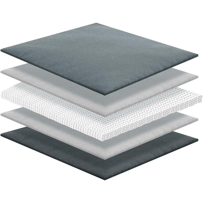 Ергономічна обтяжена ковдра Sweikett, 7 кг для кращого сну та відпочинку, наповнена мікроскляними намистинами, в комплекті сумка для перенесення, сіра, поліестер