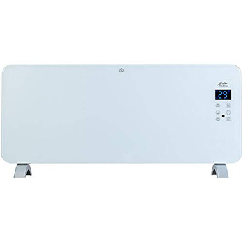 Електричний радіатор Sichler для побутової техніки конвекторний обігрівач із застосунком, для Storeo Alexa та Google Assistant, 2000 Вт (Wi-Fi обігрівач, нагрівальні панелі, тримач для планшета)