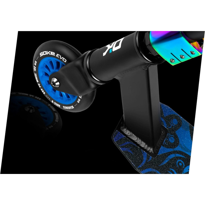 Трюковий самокат Soke EVO Street ABEC-9, чорний