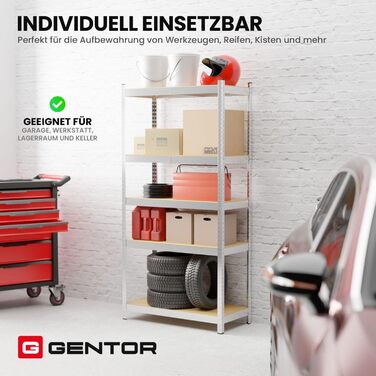 Металевий стелаж 180x90x40 см комплект із 2 надміцних стелажів з 5 полицями оцинковані стелажі для зберігання у підвалі стелажі для майстерні, підвалу та гаража до 875 кг