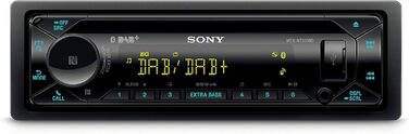 Автомобільна стереосистема Sony MEX-N7300KIT DAB з компакт-диском, подвійним підключенням Bluetooth, USB та AUX Гучний зв'язок Bluetooth 4 x55 Вт 3-кратний вихід Додаткові баси Колір Vario