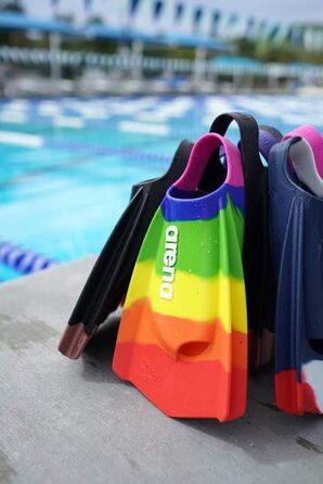 Ласти для тренувань з плавання ARENA Powerfin Pro II, ласти для дорослих, 100 силіконові, зручні короткі ласти для басейнів 11-12 років, EU Arena Pride