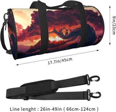 Спортивна сумка, дорожня сумка, сумка для подорожей, з принтом Ялинка, сумка на нічліг, чорна, універсальний розмір