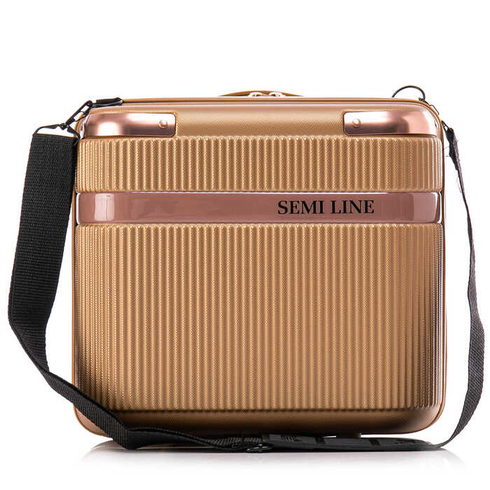 Бьюті-кейс Semi Line 16L Gold (T5667-1)