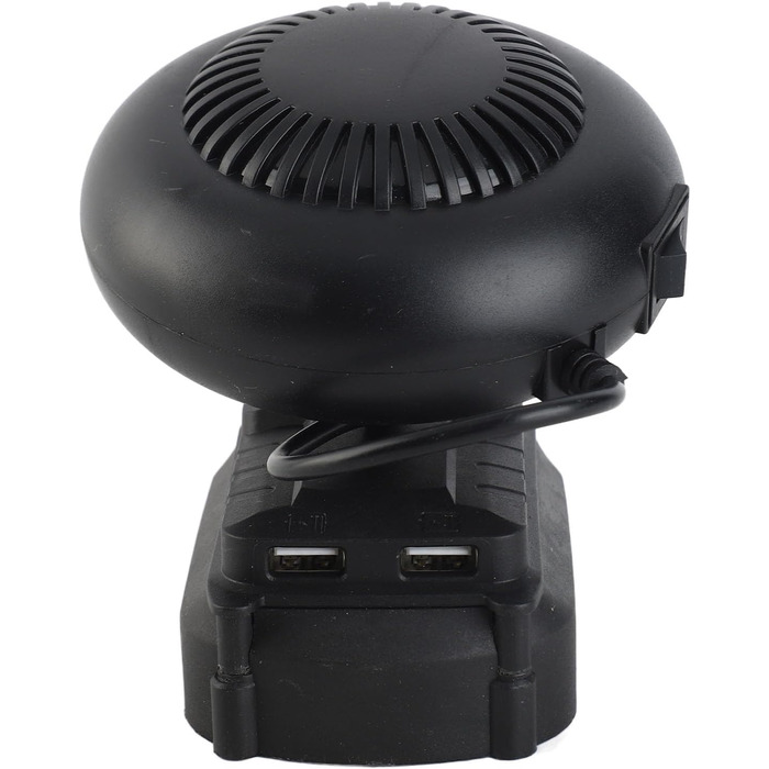 Портативний невеликий обігрівач, працює від батарейок для невеликих приміщень, 2 режими температури, обігрівач робочого місця, 170 Вт, 18 В, електричний вентилятор-обігрівач