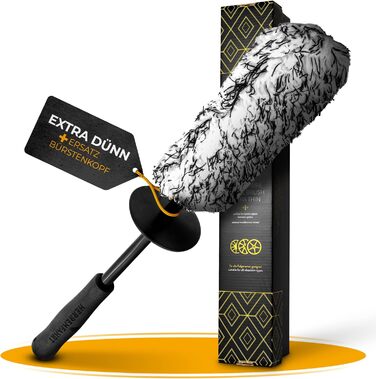 Щітка для обода з мікрофібри ультратонка Надзвичайно вузька насадка для щітки для ретельного очищення без подряпин також заходить