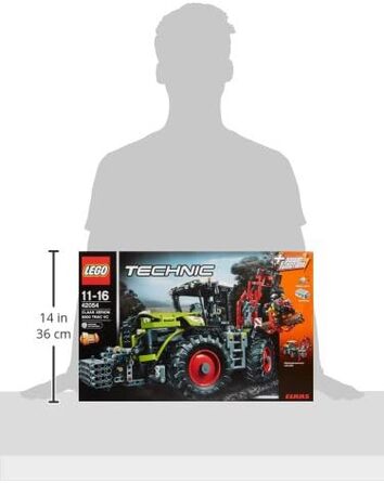 Реалістичний трактор із силовими функціями та кабіною, що обертається - Набір сільськогосподарських моделей (1977 елементів), 4205