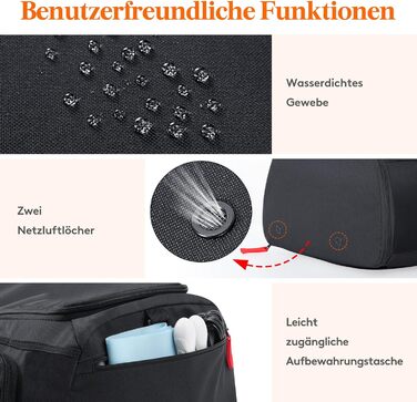 Чоловіча спортивна сумка Lifewit 40L, дорожній рюкзак з відділенням для взуття та вологим відділенням, спортивна сумка, водонепроникна тренувальна сумка для ручної поклажі під час польотів, спорт, фітнес, подорожі, чорний