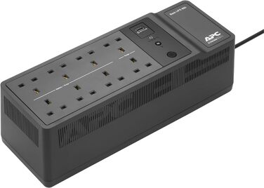 ДБЖ APC by Schneider Electric Back-UPS ES - BE650G2-UK - Джерело безперебійного живлення 650 ВА (8 виходів, захист від перенапруг, 1 USB-порт для заряджання) 650 ВА / 400 Вт